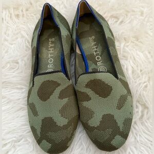 Rothy’s Green Camo ‘The Loafer’ Sz 8.5